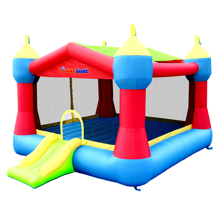 Bounceland Inflatable 13' x 16' Bounce House Slide and Air Blower